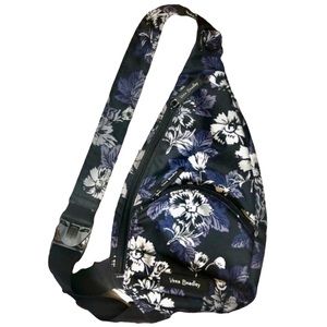 SOLD!!!  VERA BRADLEY MINI FROSTED FLORAL ESSENTIAL SLING BACKPACK (LIKE NEW)
